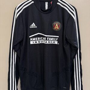 Adidas Atlanta United F.C Team Issue Tiro19 Soccer Training Top LS Black Mens M
